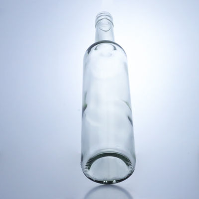 600 ml 750 ml 1000 ml Στρογγυλό σχήμα κενό μακρύ λαιμό γυάλινα μπουκάλια οινοπνεύματος για τζιν ρούμι μπράντι