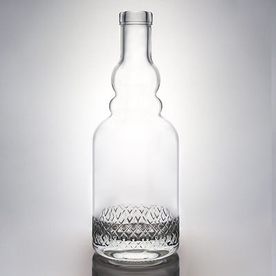 500 ml 700 ml 750 ml 1000 ml Χωρίς λαιμό γυάλινο μπουκάλι λευκού κρασιού με υψηλή αντοχή