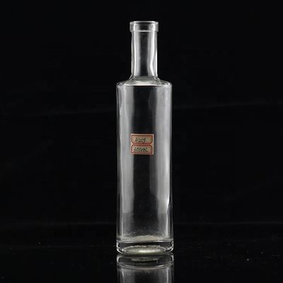 200 ml 300 ml 375 ml λεπτή μορφή λεπτό γυάλινο μπουκάλι για την κατασκευή της βότκας
