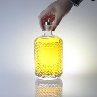 Φιάλη 700 ml με γυάλινο κολάρο και χαραγμένο κλείδωμα
