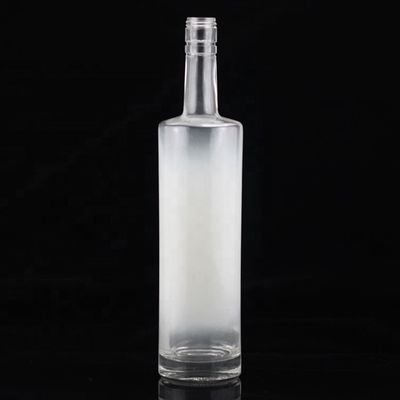 Γυαλί 750 ml 500 ml Decal εκτύπωση μπουκάλι βότκα με παγωμένο σχεδιασμό και βασικό υλικό