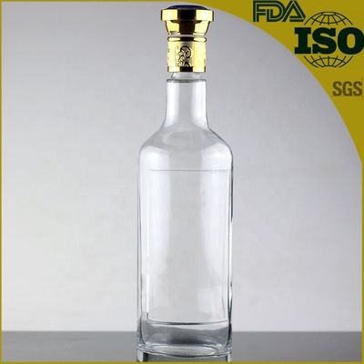 Ουίσκι Βότκα υλικό γυαλιού 700ml φιάλη 1000ml με μεταλλικό κάλυμμα και υψηλής ποιότητας