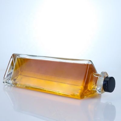 Υλικό κολάρου γυαλί άδειο 750 ml γυάλινο μπουκάλι κρασιού με φελλό