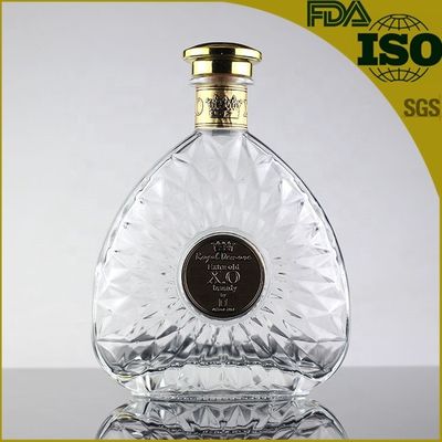 Ουίσκι Βότκα υλικό γυαλιού 700ml φιάλη 1000ml με μεταλλικό κάλυμμα και υψηλής ποιότητας