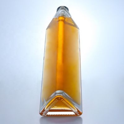 Υλικό κολάρου γυαλί άδειο 750 ml γυάλινο μπουκάλι κρασιού με φελλό
