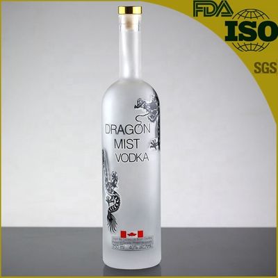 Ουίσκι Βότκα υλικό γυαλιού 700ml φιάλη 1000ml με μεταλλικό κάλυμμα και υψηλής ποιότητας