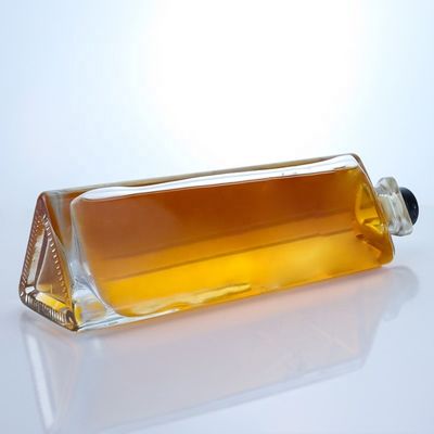 Υλικό κολάρου γυαλί άδειο 750 ml γυάλινο μπουκάλι κρασιού με φελλό