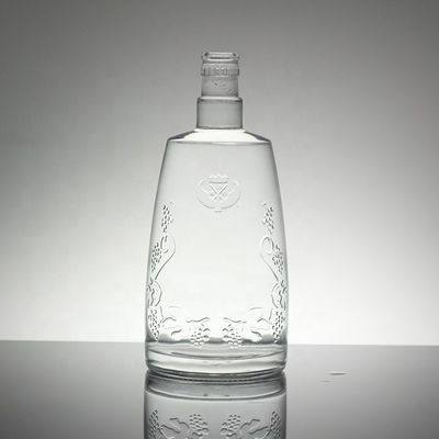 50cl γυάλινο μπουκάλι θερμοσφραγίδα κρασί κεραμικό στυλ μπουκάλι ποτών για ποτά 700ml