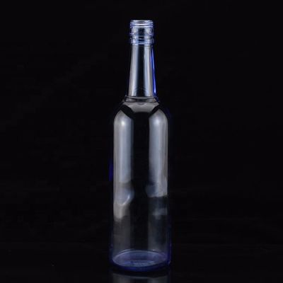 750 ml χρωματιστά γυάλινα μπουκάλια με χρυσό κολάρο υλικό και τέλος σχεδιασμός για βότκα