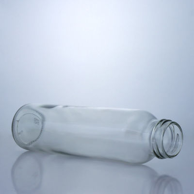 300 ml στρογγυλό γυάλινο βάζο τροφίμων για χυμό γάλακτος, φρούτα, τσάι και επιφάνειες