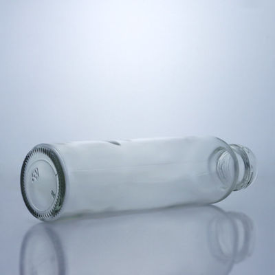 300 ml στρογγυλό γυάλινο βάζο τροφίμων για χυμό γάλακτος, φρούτα, τσάι και επιφάνειες