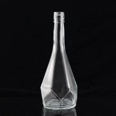 750 ml κόψιμο σχήμα μοναδικό σχεδιασμό γυάλινο αλκοόλ μπουκάλι κατασκευασμένο από για Custom Made