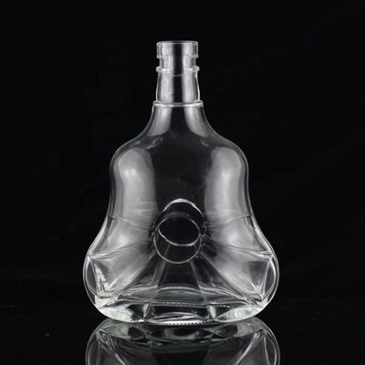 750 ml κόψιμο σχήμα μοναδικό σχεδιασμό γυάλινο αλκοόλ μπουκάλι κατασκευασμένο από για Custom Made