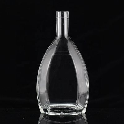 750 ml κόψιμο σχήμα μοναδικό σχεδιασμό γυάλινο αλκοόλ μπουκάλι κατασκευασμένο από για Custom Made