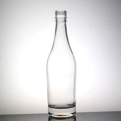 Διαυγές μπουκάλι χυμού σε σχήμα μήλου 500 ml High Flint Glass Flask με πλαστικό καπάκι
