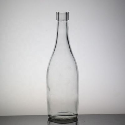 Διαυγές μπουκάλι χυμού σε σχήμα μήλου 500 ml High Flint Glass Flask με πλαστικό καπάκι