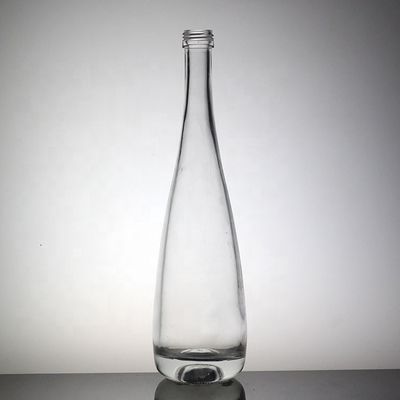 Διαυγές μπουκάλι χυμού σε σχήμα μήλου 500 ml High Flint Glass Flask με πλαστικό καπάκι