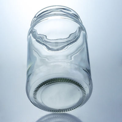 Υλικό κολάρο γυαλί 4oz 8oz 16oz πλατιά βάζα στόμα για μαρμελάδα πίκλες μέλι αποθήκευση