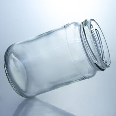 Υλικό κολάρο γυαλί 4oz 8oz 16oz πλατιά βάζα στόμα για μαρμελάδα πίκλες μέλι αποθήκευση
