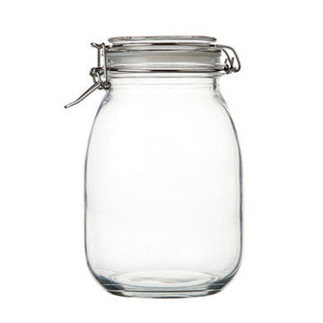 Υλικό κολάρου Γυαλί 100ml 240ml 300ml 500ml Γάζες μαρμελάδας φρούτων με μεταλλικά καπάκια