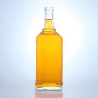 Επεξεργασία επιφάνειας Decal 750 ml Στρογγυλό σχήμα Διαυγές φιαλίδιο από γυάλινο φρεάτιο για σαμπάνια