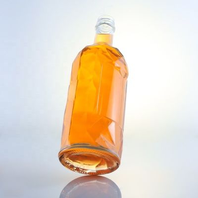 Διαφανή προσαρμοσμένα μπουκάλια νερού από γυαλί με μοναδικό τύπο σφράγισης