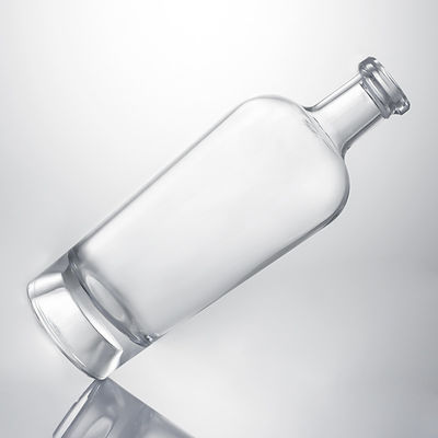 Μπουκάλι υαλοπίνακα με Custom Glass Collar και Cork Stopper