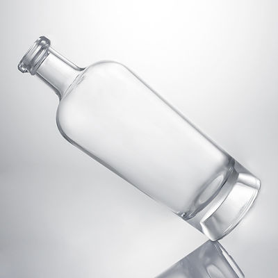 Μπουκάλι υαλοπίνακα με Custom Glass Collar και Cork Stopper