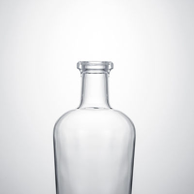 Μπουκάλι υαλοπίνακα με Custom Glass Collar και Cork Stopper