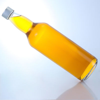 Προσαρμοσμένο 750 ml γυάλινο μπουκάλι με μοναδικό σχεδιασμό λαιμού και τύπου σφράγισης από φελλό