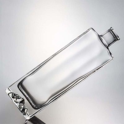 Super Flint Glass Custom Mountain Base 750 ml Whisky Rum Glass Liquor Flask για Βότκα Τζιν