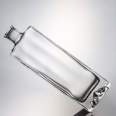 Super Flint Glass Custom Mountain Base 750 ml Whisky Rum Glass Liquor Flask για Βότκα Τζιν