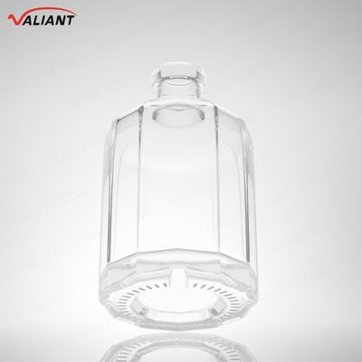 Ρουμ Βότκα Ουίσκι Τεκίλα Τζιν μπουκάλι 250 ml Super Flint Glass με φελλό και προσαρμοσμένο σχήμα