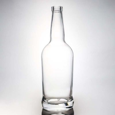 Διαυγές ή προσαρμοσμένο 700 ml γυάλινο μπουκάλι για ποτά ρούμι βότκα ουίσκι τεκίλα και τζιν