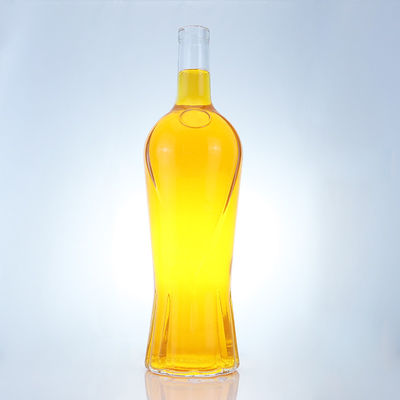 Προσαρμοσμένο καπάκι 500ml 700ml 750ml μοναδικό σχήμα γυάλινο μπουκάλι για ρούμι Βότκα Ουίσκι Τεκίλα Τζιν