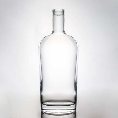 Υψηλή επιφάνεια Super Flint γυάλινο μπουκάλι για το Whisky Gin 700ml 750ml 1000ml χωρητικότητα