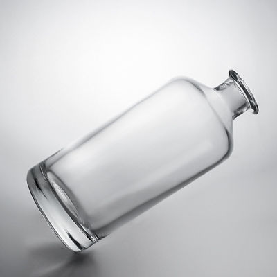 Γυάλινο κολάρο χονδρική πώληση High Flint Gin Rum Champagne Whisky Brandy μπουκάλι με φελλό
