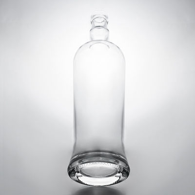 Μοναδικό τύπου σφράγισης φελλός 750 ml High Flint Glass Flask για Gin Rum Champagne Brandy Whisky