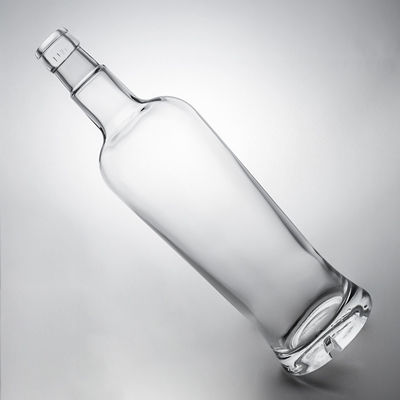 Μοναδικό τύπου σφράγισης φελλός 750 ml High Flint Glass Flask για Gin Rum Champagne Brandy Whisky