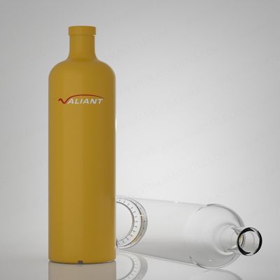 Υλικό σώματος Γυαλί 750 ml Super Flint Rum Βότκα Ουίσκι Τεκίλα Τζιν μπουκάλι με φελλό