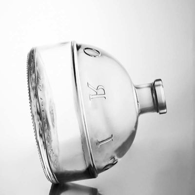 Προσαρμοσμένο 700ml γυάλινο μπουκάλι για κρασί ουίσκι Gin Ρουμ ημισφαίρια και κυλινδρικά