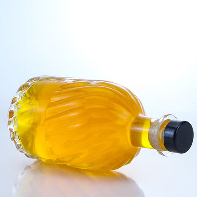Ετικέτα Ετικέτα Περιοχή 500 ml Στρογγυλό σχήμα Super Flint γυάλινο μπουκάλι για το ρούμι Βότκα Ουίσκι Τεκίλα Τζιν