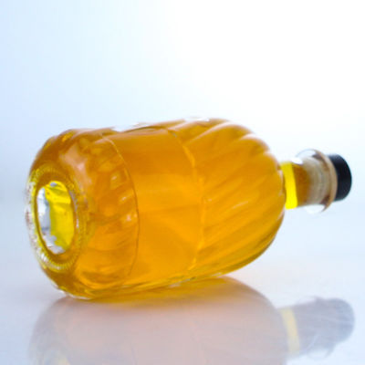Ετικέτα Ετικέτα Περιοχή 500 ml Στρογγυλό σχήμα Super Flint γυάλινο μπουκάλι για το ρούμι Βότκα Ουίσκι Τεκίλα Τζιν