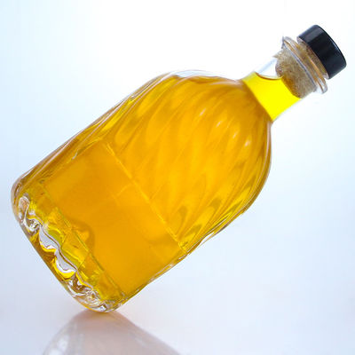 Ετικέτα Ετικέτα Περιοχή 500 ml Στρογγυλό σχήμα Super Flint γυάλινο μπουκάλι για το ρούμι Βότκα Ουίσκι Τεκίλα Τζιν