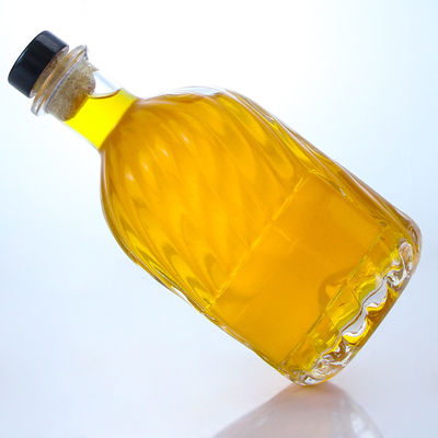 Ετικέτα Ετικέτα Περιοχή 500 ml Στρογγυλό σχήμα Super Flint γυάλινο μπουκάλι για το ρούμι Βότκα Ουίσκι Τεκίλα Τζιν