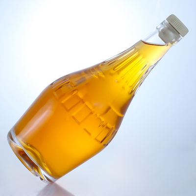 Φανταστικό σχεδιασμό 700 ml Διαυγές φιαλίδιο για σαμπάνια μοναδικό σχήμα και άδειο