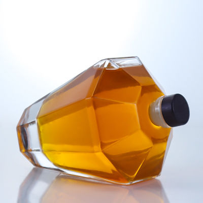 Υλικό κολάρου γυαλί 700 ml μοναδικό σχήμα μπουκάλι για τζιν ρούμι σαμπάνια μπράντυ ουίσκι