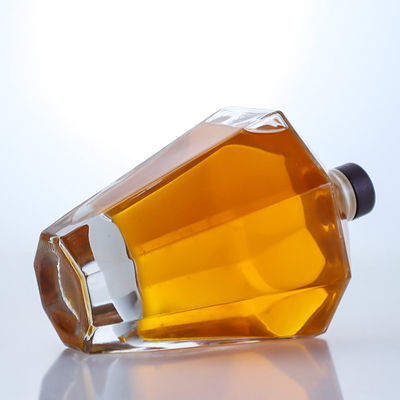 Υλικό κολάρου γυαλί 700 ml μοναδικό σχήμα μπουκάλι για τζιν ρούμι σαμπάνια μπράντυ ουίσκι