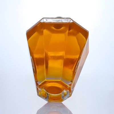 Υλικό κολάρου γυαλί 700 ml μοναδικό σχήμα μπουκάλι για τζιν ρούμι σαμπάνια μπράντυ ουίσκι