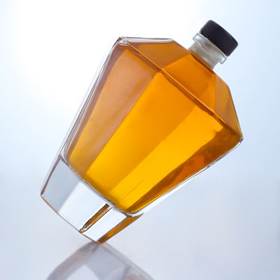 Υλικό κολάρου γυαλί 700 ml μοναδικό σχήμα μπουκάλι για τζιν ρούμι σαμπάνια μπράντυ ουίσκι